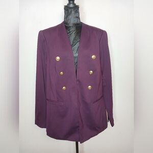 Lane Bryant Deep Purple Blazer